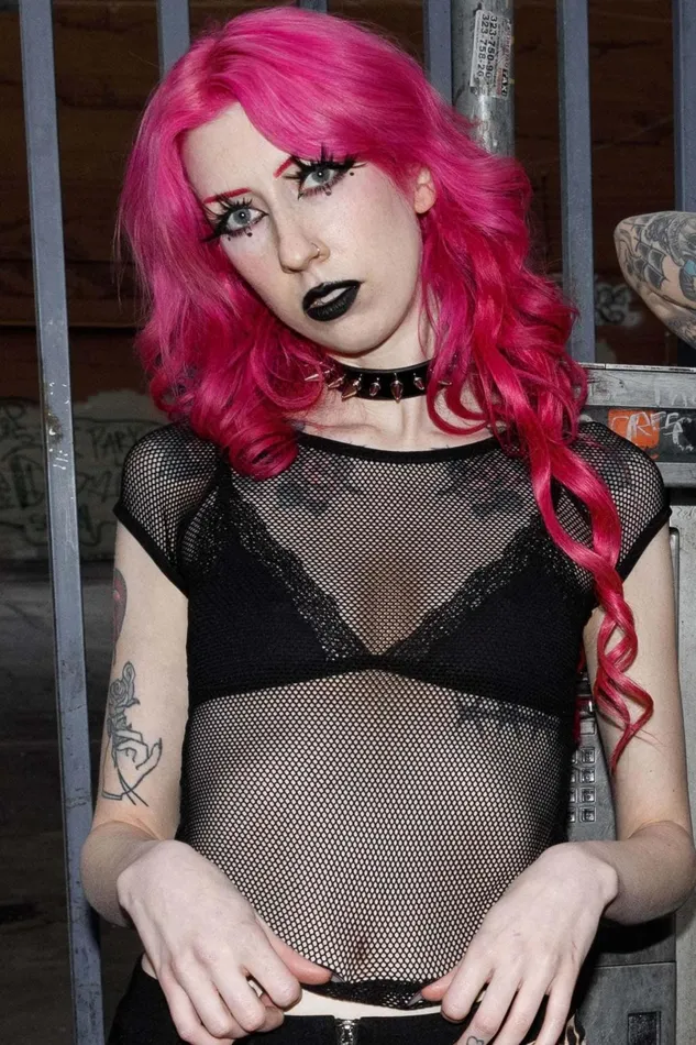 Killstar TShirts and Vests Women Wildchild Fishnet Top B