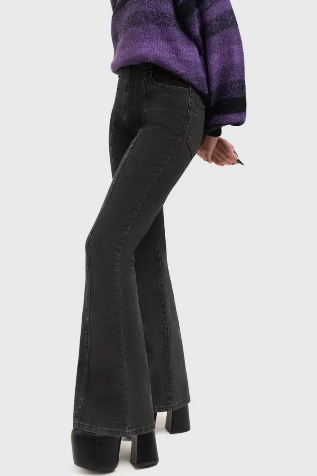 Killstar Trousers and Jeans Women Dusk Dyed Jeans