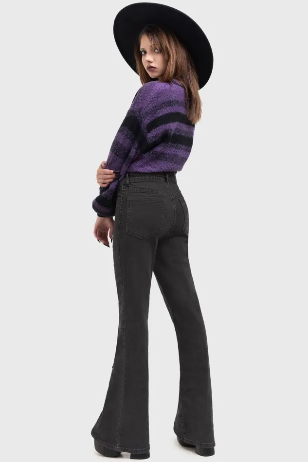 Killstar Trousers and Jeans Women Dusk Dyed Jeans