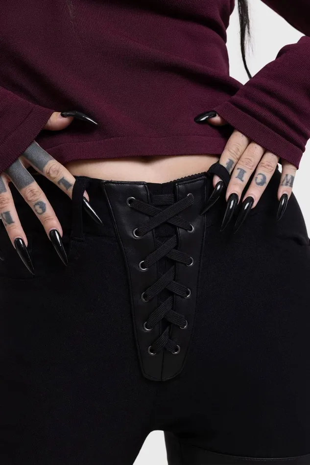 Killstar Trousers and Jeans Women Vesper Veil Trousers