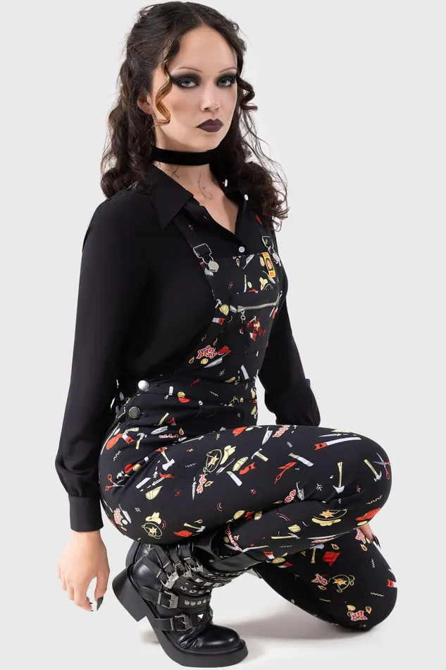 Killstar Trousers and Jeans Women Your Pal Since 03988 Dungarees