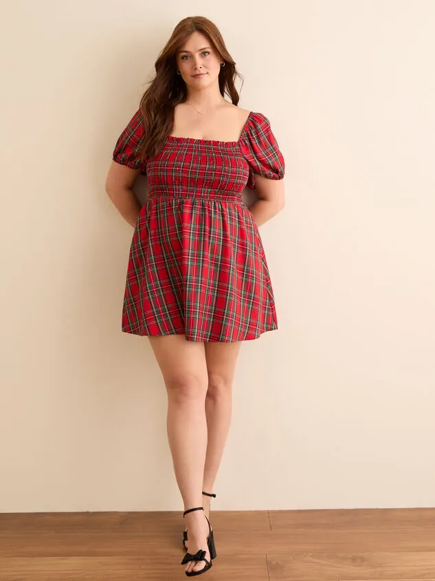Kit Plaid Babydoll Mini Dress Red Women Altar039d State Dresses Kit Plaid Babydoll Mini Dress Red Women Altar039d State Dresses