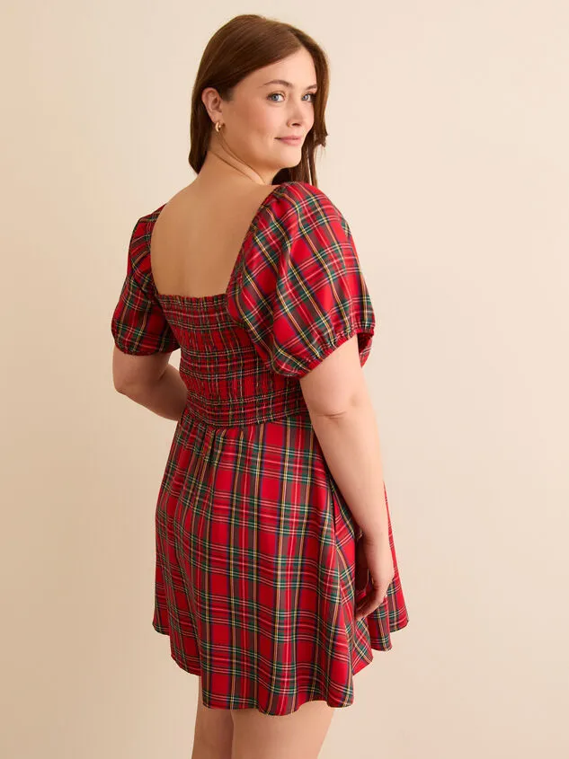 Kit Plaid Babydoll Mini Dress Red Women Altar039d State Dresses Kit Plaid Babydoll Mini Dress Red Women Altar039d State Dresses
