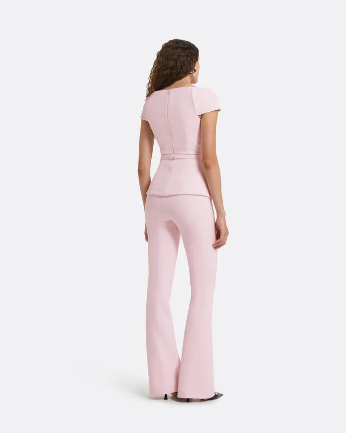 Kitty Barely Pink Top Barely Pink Women Tops Safiyaa