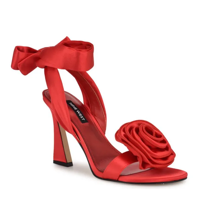 Krave Rosette Sandals Red Women Nine West Sandals Krave Rosette Sandals Red Women Nine West Sandals