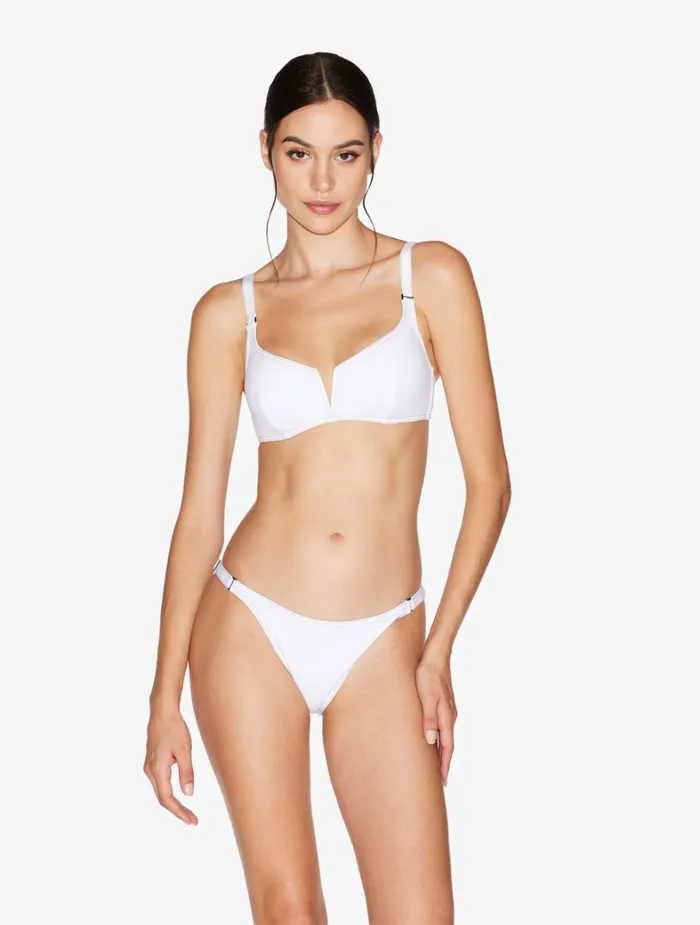 La Perla Brazilian Brief In White Women Bikinis