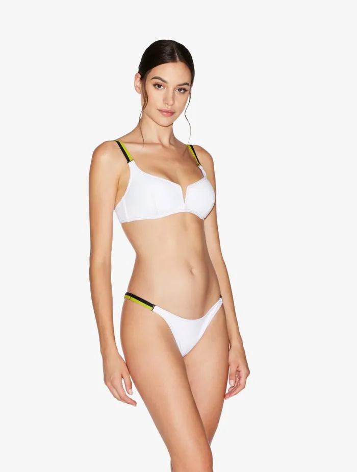 La Perla Brazilian Brief In White Women Bikinis