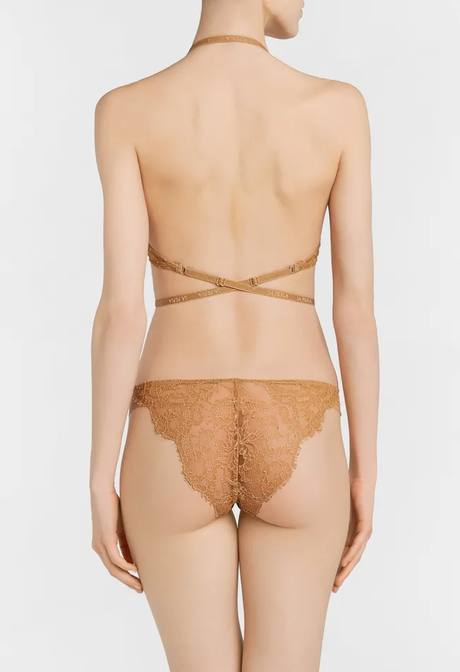 La Perla Luxury Chantilly Lace TShirt Multiway Bra In Nude Women Padded