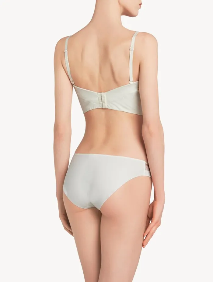 La Perla Luxury MidRise Panties In White Women Midrise