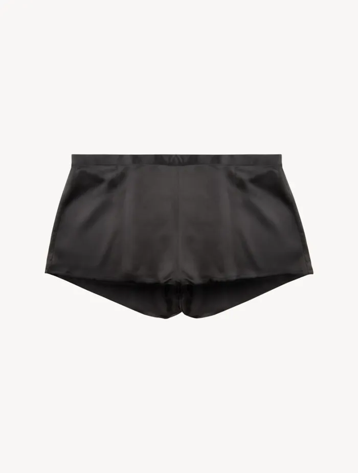 La Perla Luxury Silk Pajama Shorts In Black Women Pajamas