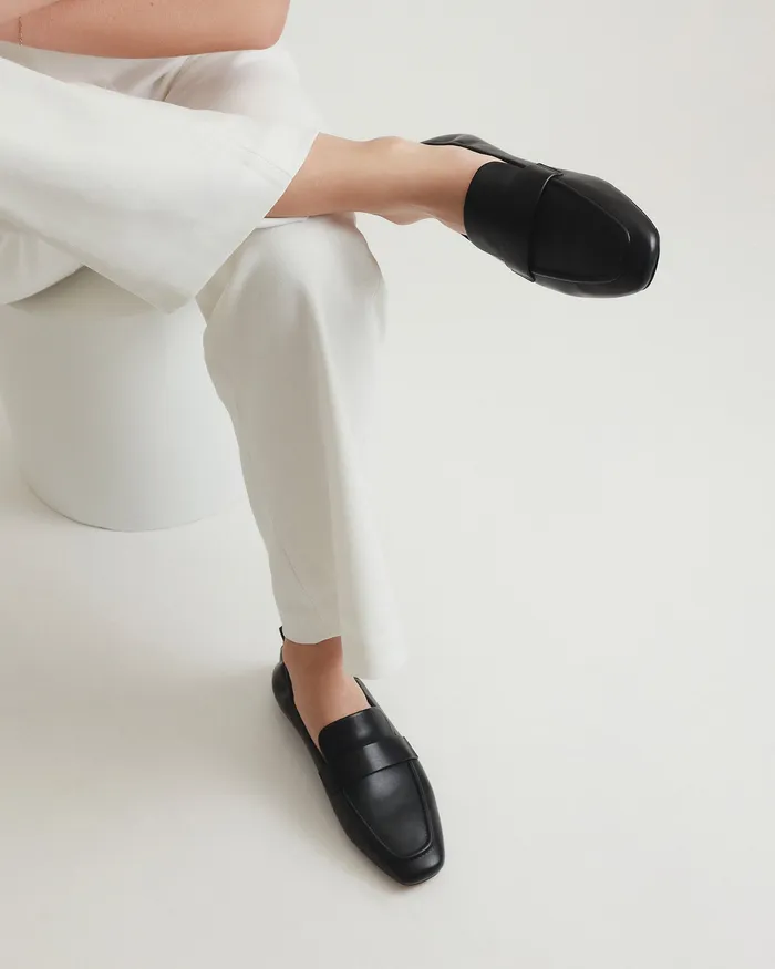 LACE UP and LOAFERS Bowen loafers black leather jomercer Women LACE UP and LOAFERS Bowen loafers black leather jomercer Women