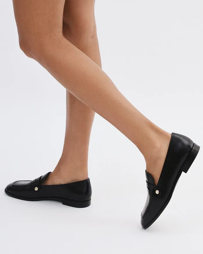 LACE UP and LOAFERS Women jomercer Izzy loafers black leather LACE UP and LOAFERS Women jomercer Izzy loafers black leather