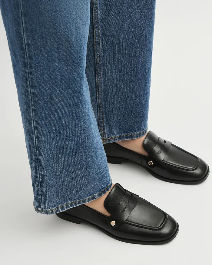 LACE UP and LOAFERS Women jomercer Izzy loafers black leather LACE UP and LOAFERS Women jomercer Izzy loafers black leather