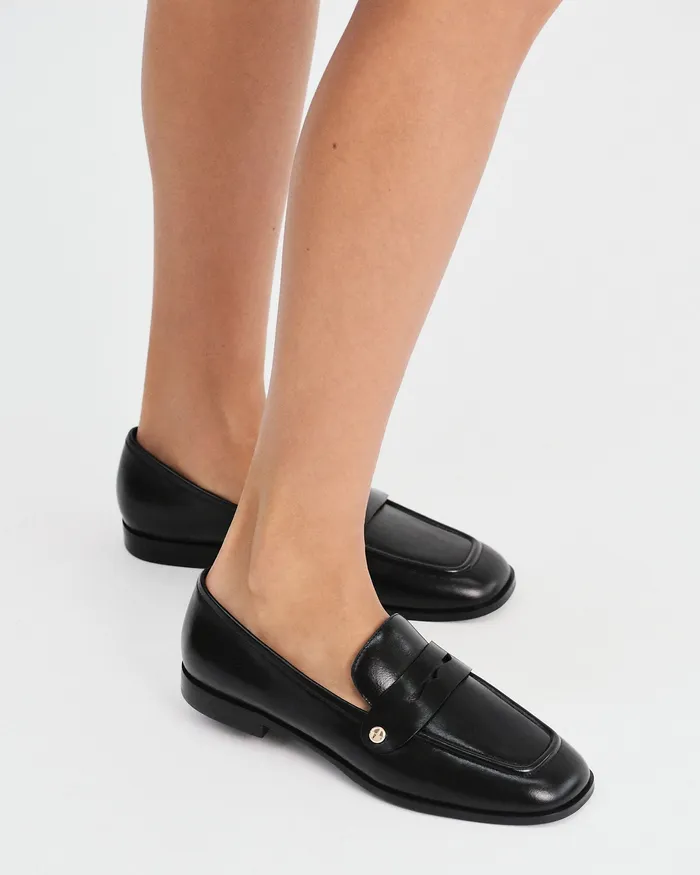LACE UP and LOAFERS Women jomercer Izzy loafers black leather LACE UP and LOAFERS Women jomercer Izzy loafers black leather