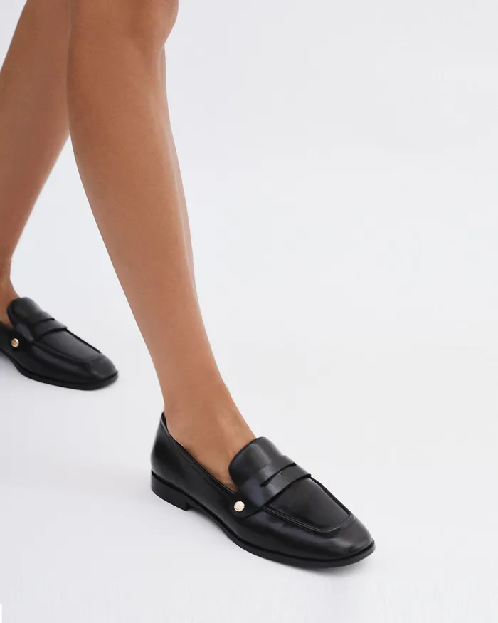 LACE UP and LOAFERS Women jomercer Izzy loafers black leather LACE UP and LOAFERS Women jomercer Izzy loafers black leather