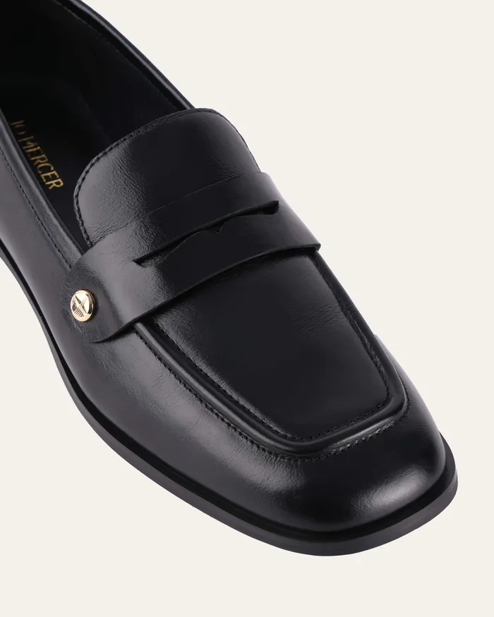 LACE UP and LOAFERS Women jomercer Izzy loafers black leather LACE UP and LOAFERS Women jomercer Izzy loafers black leather