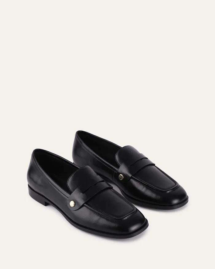 LACE UP and LOAFERS Women jomercer Izzy loafers black leather LACE UP and LOAFERS Women jomercer Izzy loafers black leather