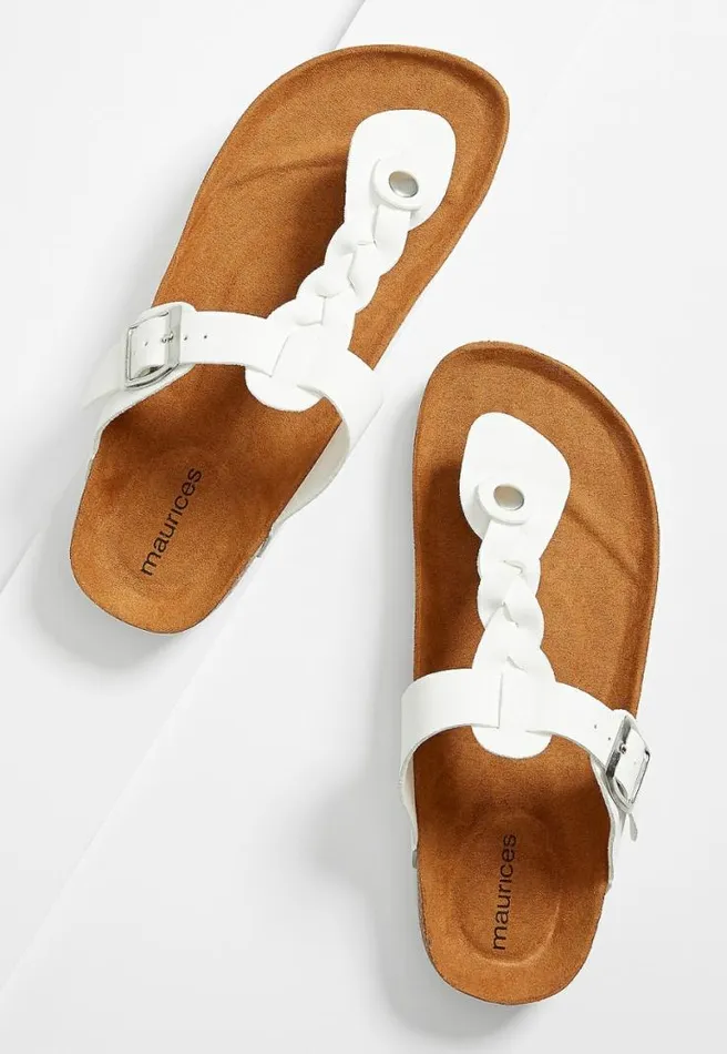 Lauren Braided Strap Sandal Women Maurices Sandals