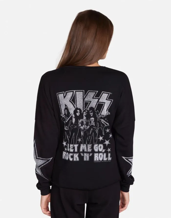 Lee KISS Let Me Go Black Women Lauren Moshi Long Sleeve