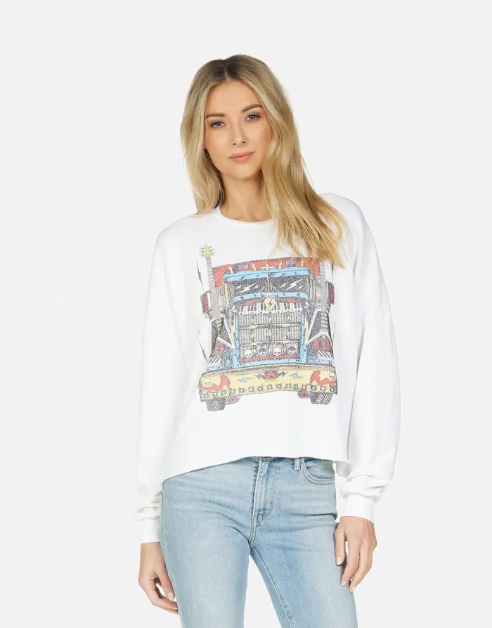 Lee Rock Truck Milk Women Lauren Moshi Long Sleeve