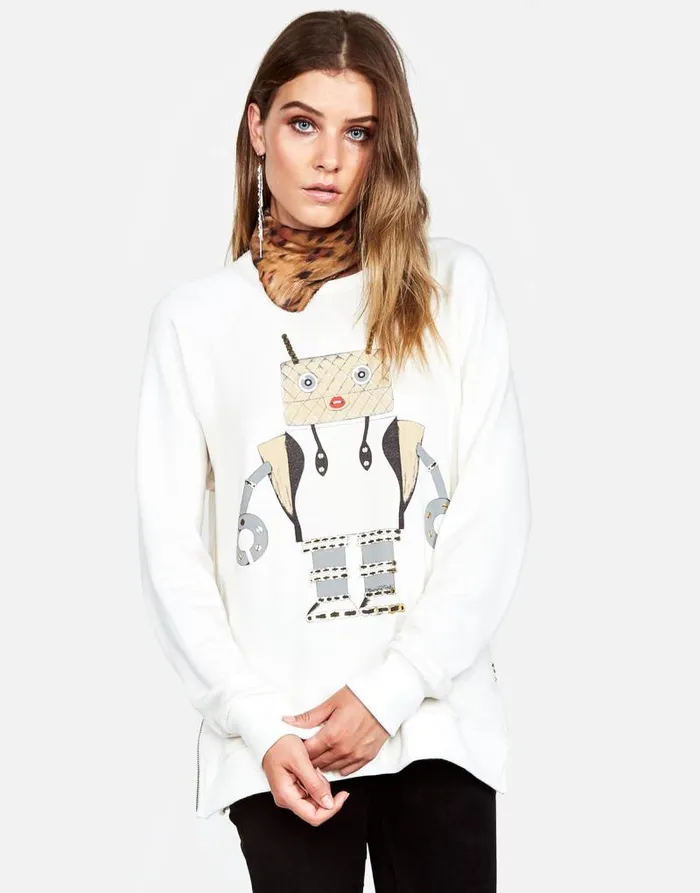 Les Fashion Robot Milk Women Lauren Moshi Long Sleeve