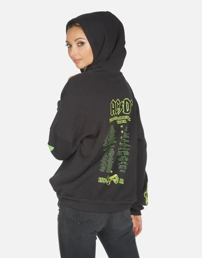 Lila ACDC Neon Stud Onyx Women Lauren Moshi Hoodies