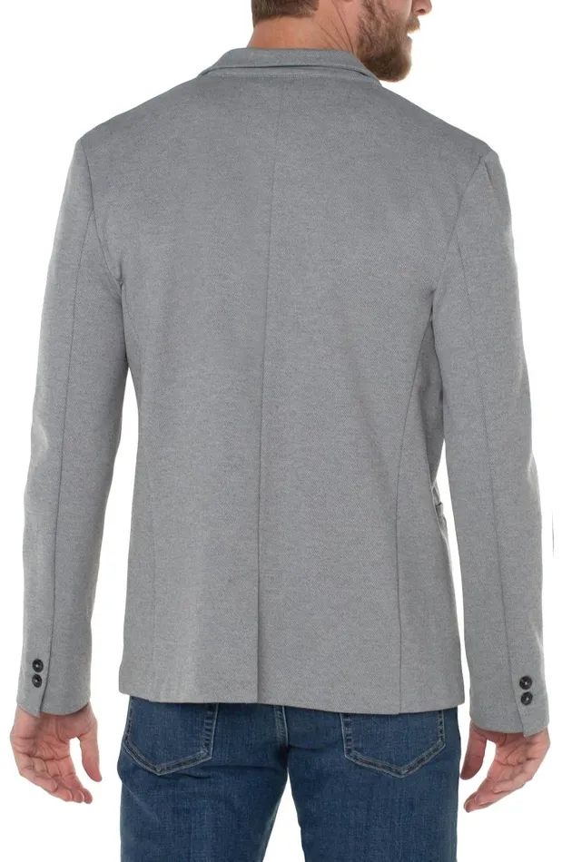 Liverpool Los Angeles Jackets and Blazers MODERN BLAZER Heather Grey 8211 Mens