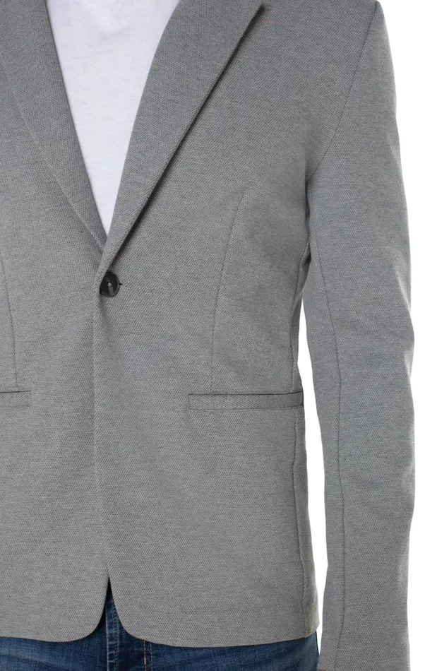 Liverpool Los Angeles Jackets and Blazers MODERN BLAZER Heather Grey 8211 Mens