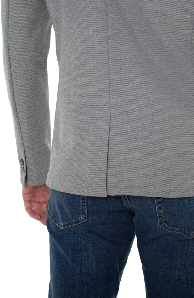 Liverpool Los Angeles Jackets and Blazers MODERN BLAZER Heather Grey 8211 Mens