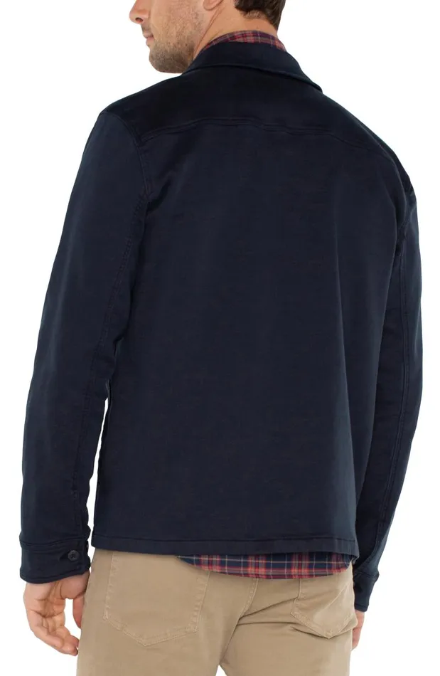 Liverpool Los Angeles Jackets and Blazers SHIRT JACKET Navy 8211 Mens