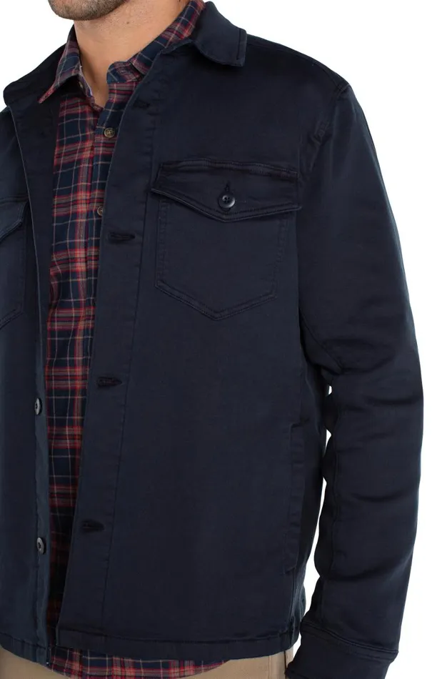 Liverpool Los Angeles Jackets and Blazers SHIRT JACKET Navy 8211 Mens
