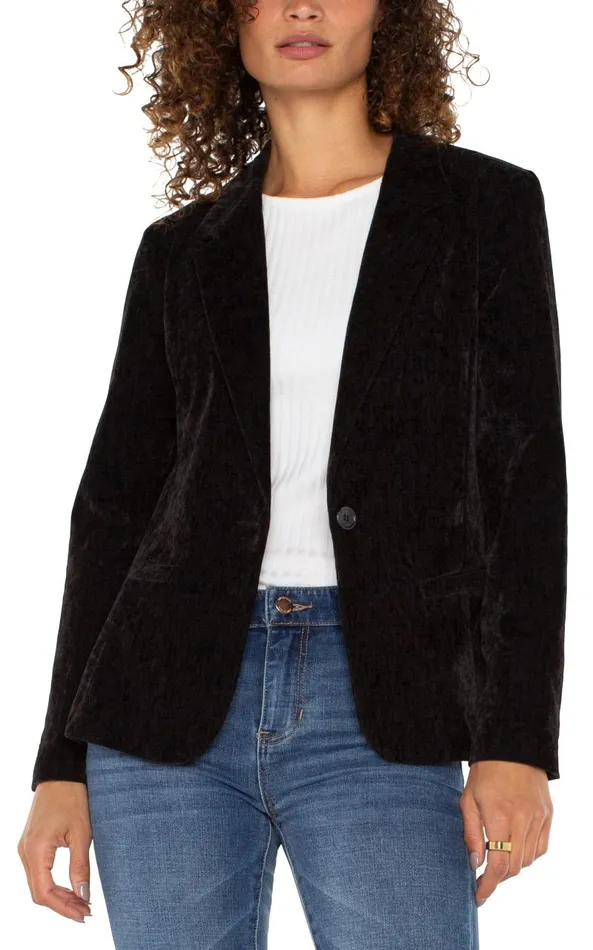 Liverpool Los Angeles Jackets FITTED BLAZER Black 8211 Womens