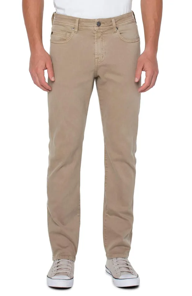 Liverpool Los Angeles Jeans KINGSTON MODERN STRAIGHT COLORED DENIM Wheat 8211 Mens