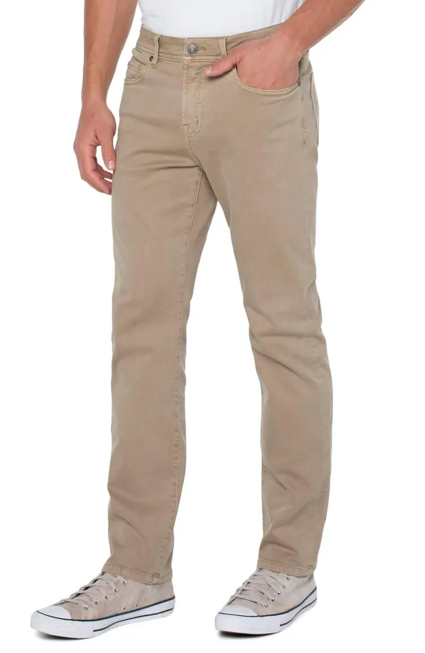 Liverpool Los Angeles Jeans KINGSTON MODERN STRAIGHT COLORED DENIM Wheat 8211 Mens