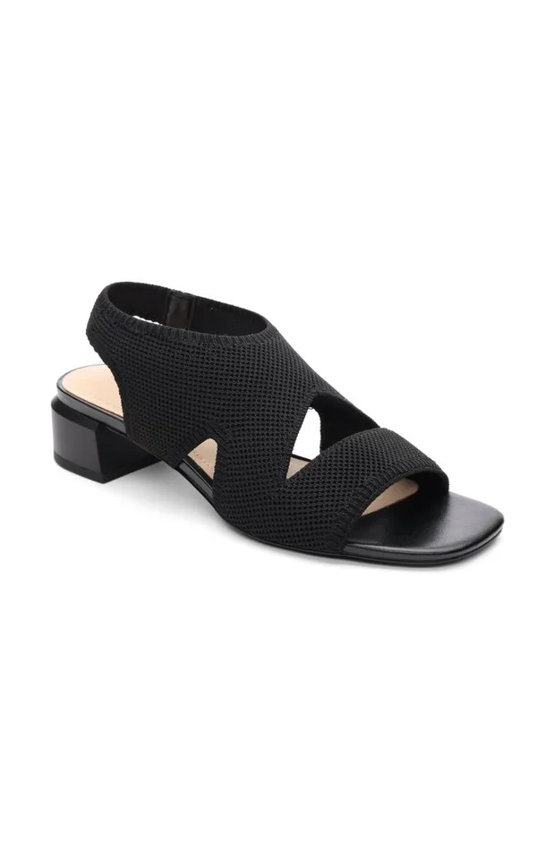 Liverpool Los Angeles Sandals PACIFIC SLIP ON SANDAL WITH MINI BLOCK HEEL Black 8211 Womens