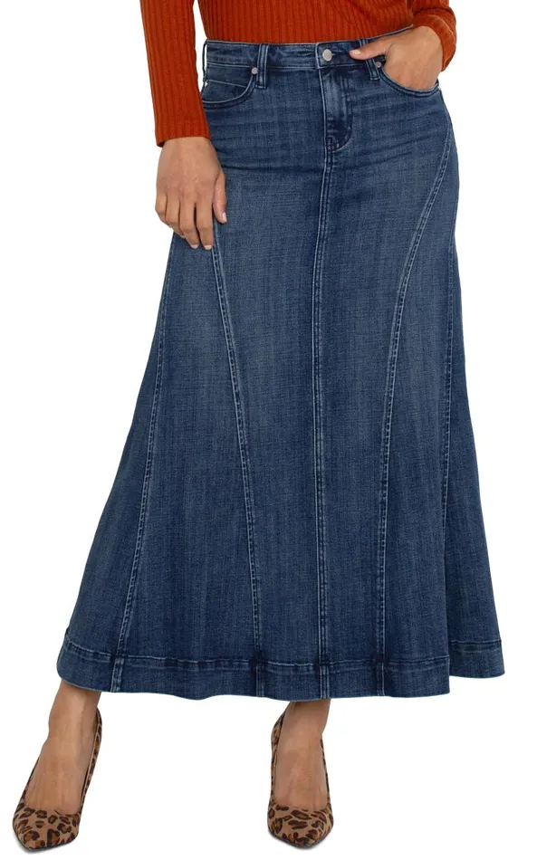 Liverpool Los Angeles Skirts MERMAID MAXI SKIRT Woodward 8211 Womens