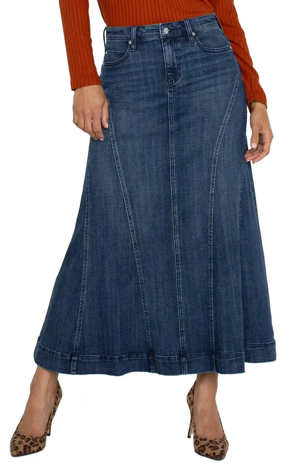 Liverpool Los Angeles Skirts MERMAID MAXI SKIRT Woodward 8211 Womens