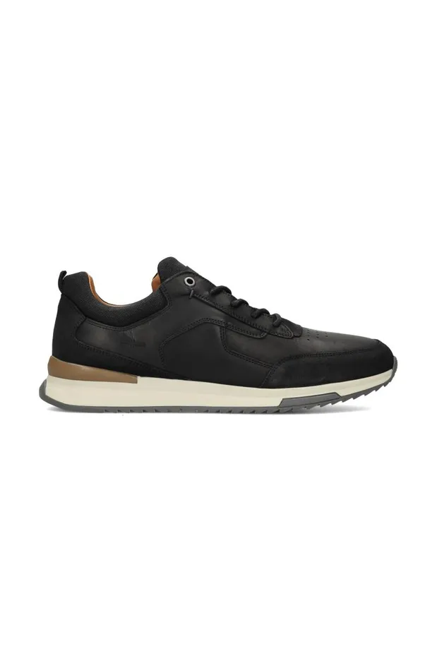 Liverpool Los Angeles Sneakers BENNET LEATHER TEXTURED SNEAKER Black 8211 Mens