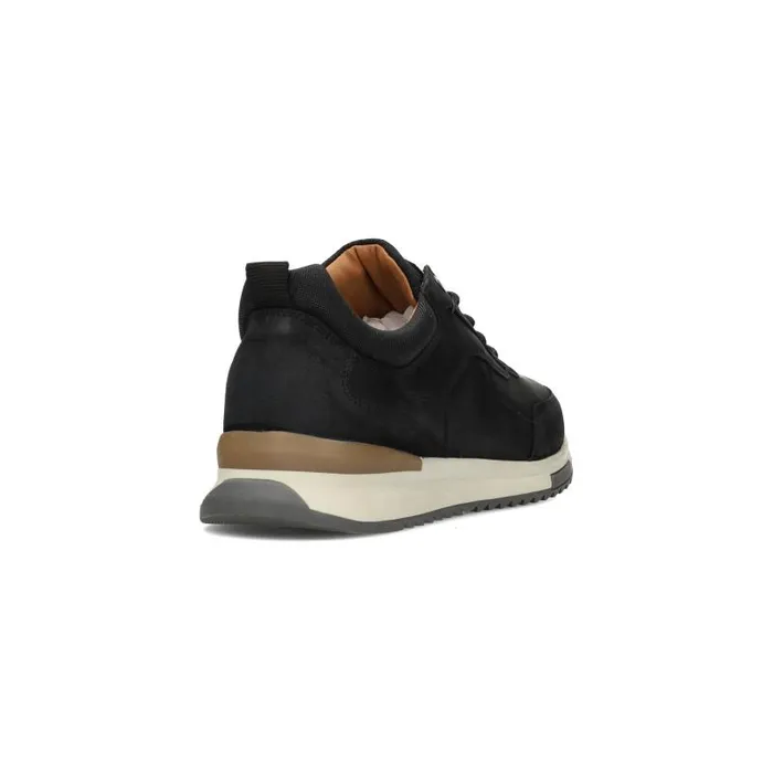 Liverpool Los Angeles Sneakers BENNET LEATHER TEXTURED SNEAKER Black 8211 Mens