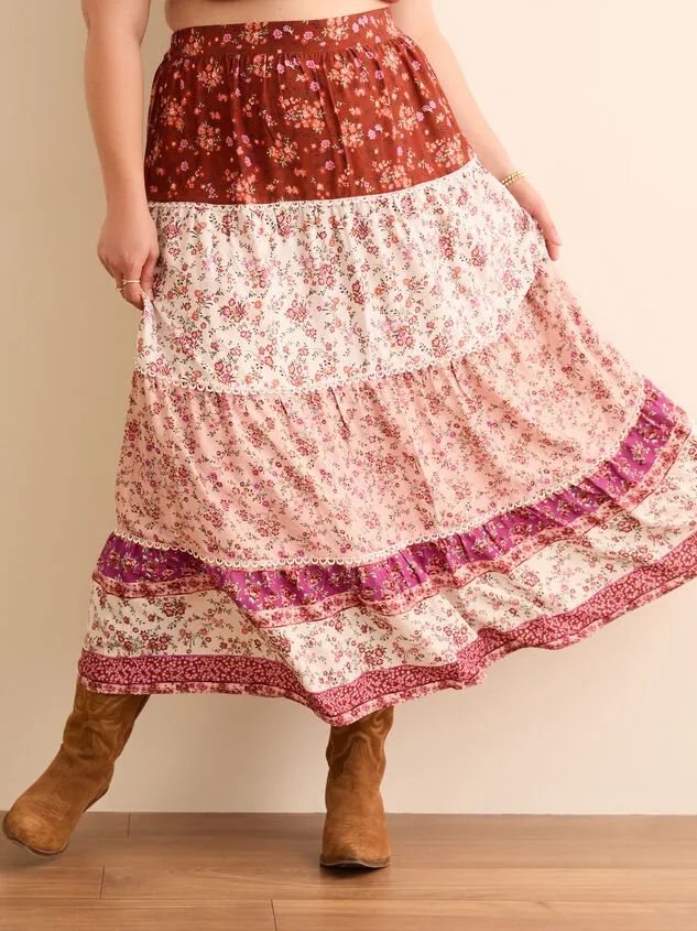 Liviny Printed Maxi Skirt Rustmulti Women Altar039d State Bottoms Liviny Printed Maxi Skirt Rustmulti Women Altar039d State Bottoms