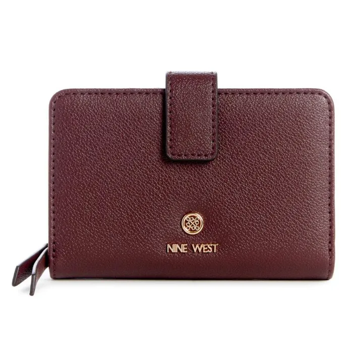 Lockup 9S French Wallet Merlot Women Nine West Clutches and Wallets