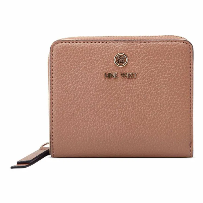 Lockup 9S Small Zip Wallet Clay Women Nine West Clutches and Wallets