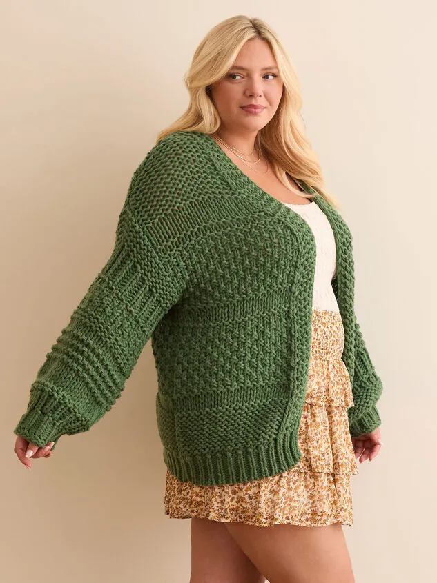 Logan Chunky Knit Cardigan Green Women Altar039d State Sweaters Cardigans Logan Chunky Knit Cardigan Green Women Altar039d State Sweaters Cardigans