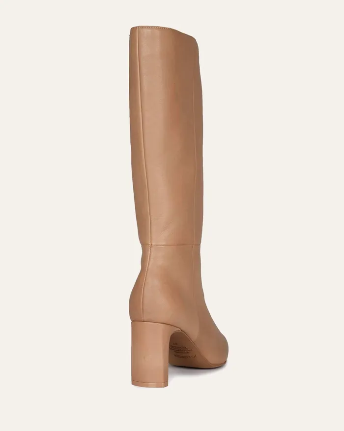 LONG BOOTS jomercer Women Pixie calf boots beige leather LONG BOOTS jomercer Women Pixie calf boots beige leather