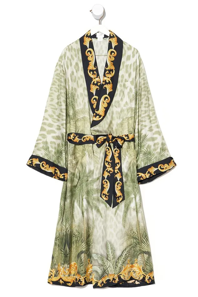LONG LINE ROBE PALAZZO OF PALMS Palazzo Of Palms Mens Camilla Robes