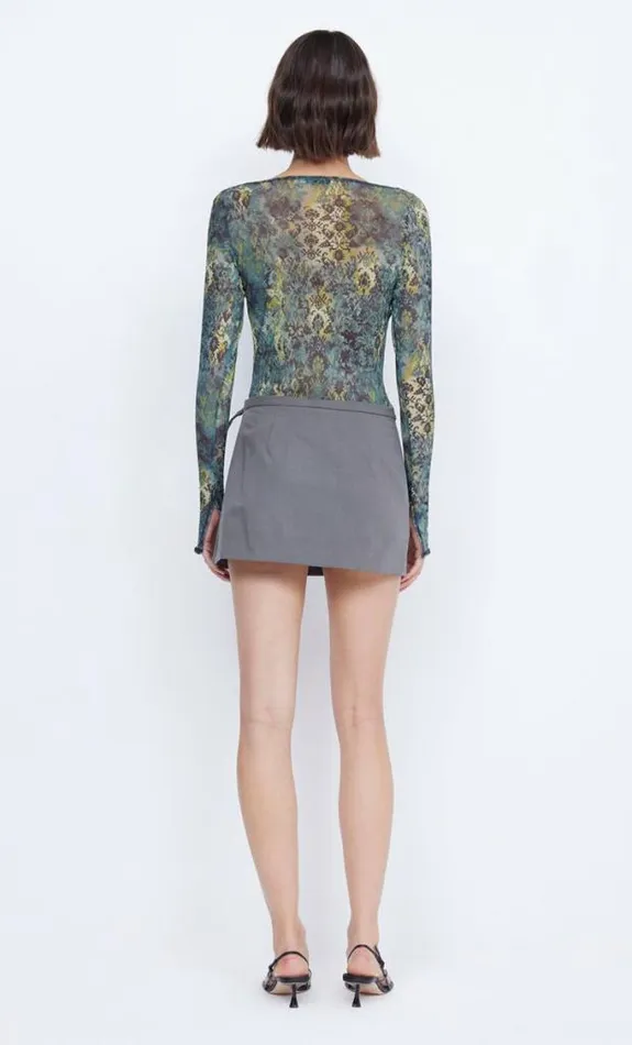 Long Sleeve Shop Bec Bridge Fleur De Lis Long Sleeve Top Nouveau Bleue