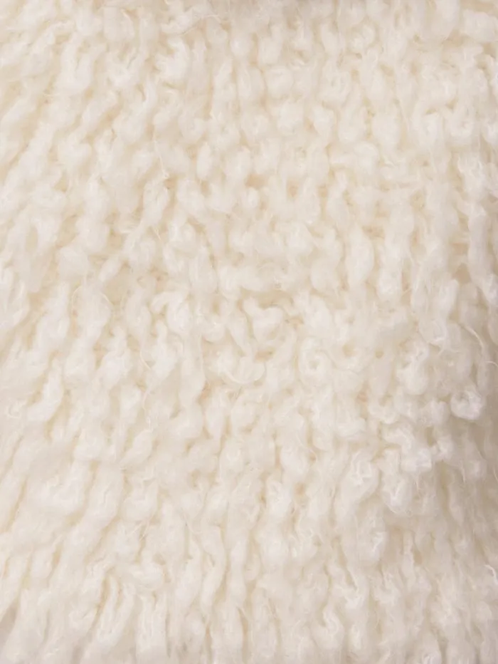 Looped Knitted Gilet Cream Women Jigsaw Knitwear and Cashmere