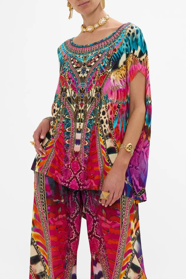 LOOSE FIT TEE 8211 MULTI SAHARA SUPERNATURAL Sahara Supernatural Womens Camilla Tees