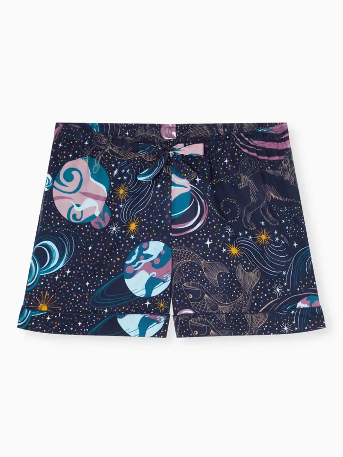 Lounge Shorts Women Derek Rose Lounge Shorts Ledbury 76 Cotton Batiste Navy