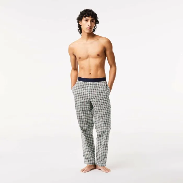 Loungewear and Pajamas Men Lacoste Mens Cotton Poplin Check Print Pajama Pants Green Navy Blue Orange Yellow Gfw Loungewear and Pajamas Men Lacoste Mens Cotton Poplin Check Print Pajama Pants Green Navy Blue Orange Yellow Gfw